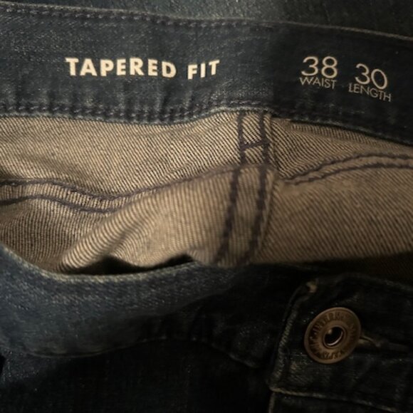 INC International Concept tapered fit 5 pocket denim jeans, size 38/30 - Picture 4 of 6